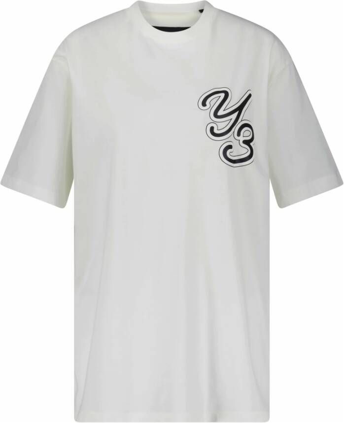 Y-3 Heren Collectie: Stijlvolle en Comfortabele T-shirts en Polos White Heren