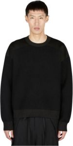 Y-3 Originele Sweatshirt van Wollen Mix Zwart Heren