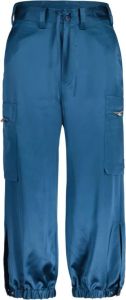 Y-3 Wide Trousers Blauw Dames