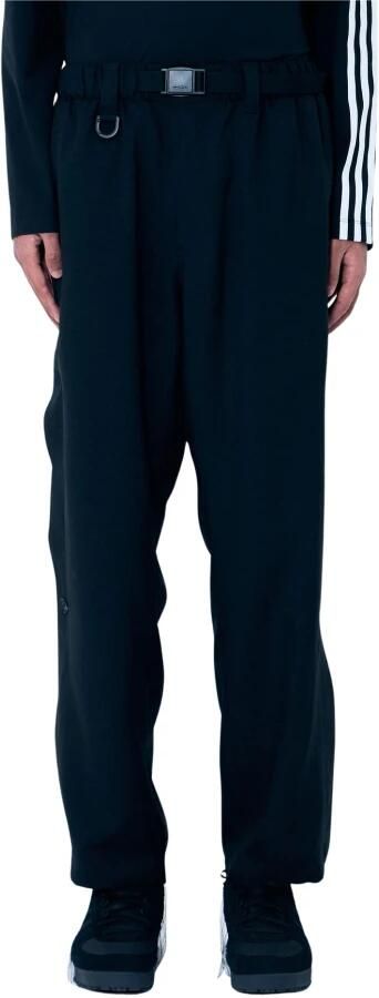 Y-3 Broek met verstelbare taille en zijsplitten Black Heren - Foto 12