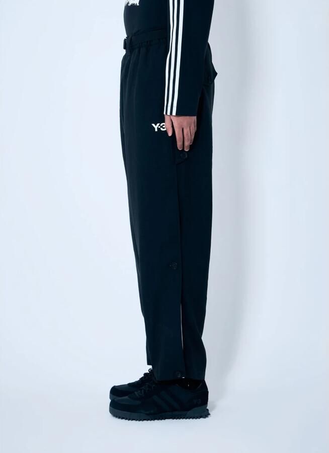 Y-3 Broek met verstelbare taille en zijsplitten Black Heren - Foto 4