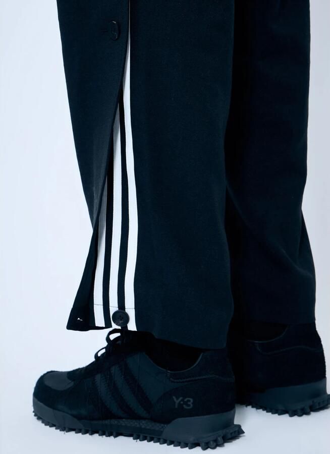 Y-3 Broek met verstelbare taille en zijsplitten Black Heren - Foto 6