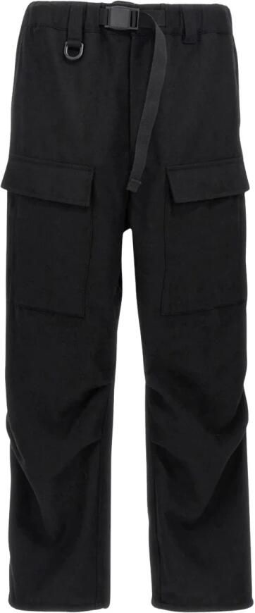 Y-3 Cargo Flannel Broek Black Heren