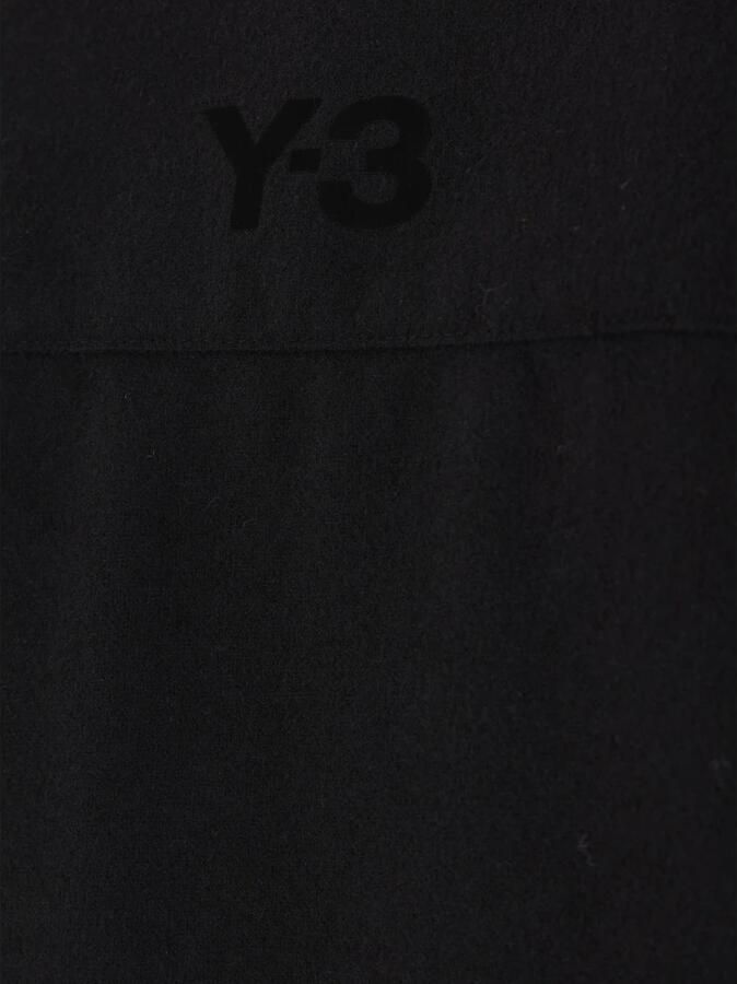 Y-3 Flanellen overshirt in wolmix Black Heren - Foto 2