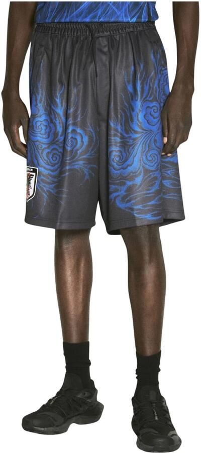 Y-3 Grafische Logo Print Shorts Multicolor Heren