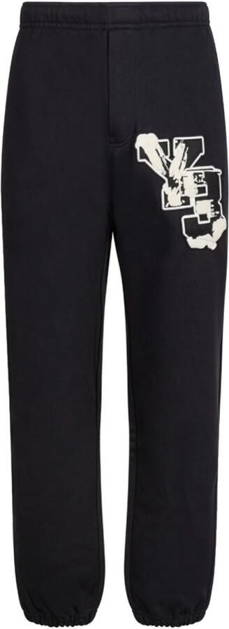 Y-3 Grafische Zwarte Broek Elastische Taille Black Dames - Foto 2
