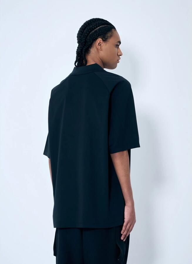 Y-3 Handtekening Drie Strepen Polo Shirt Black Heren - Foto 6