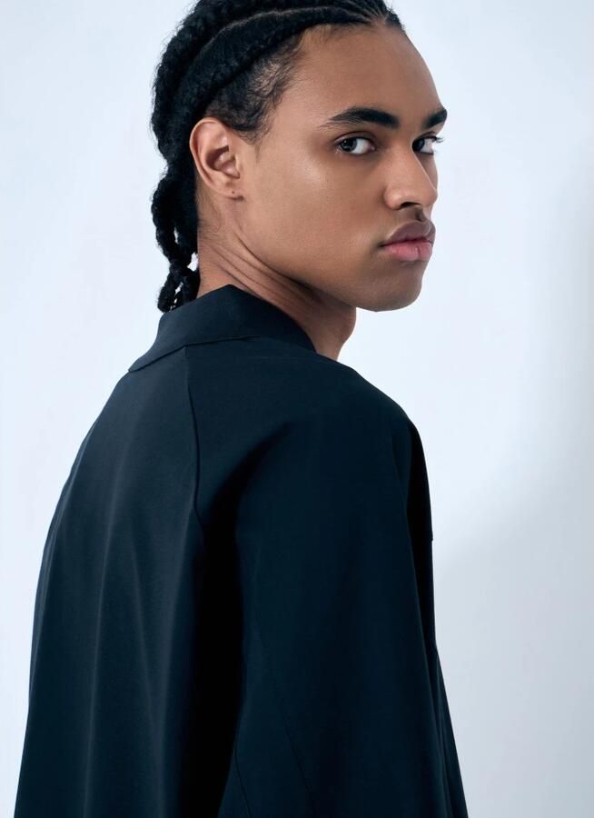 Y-3 Handtekening Drie Strepen Polo Shirt Black Heren - Foto 7