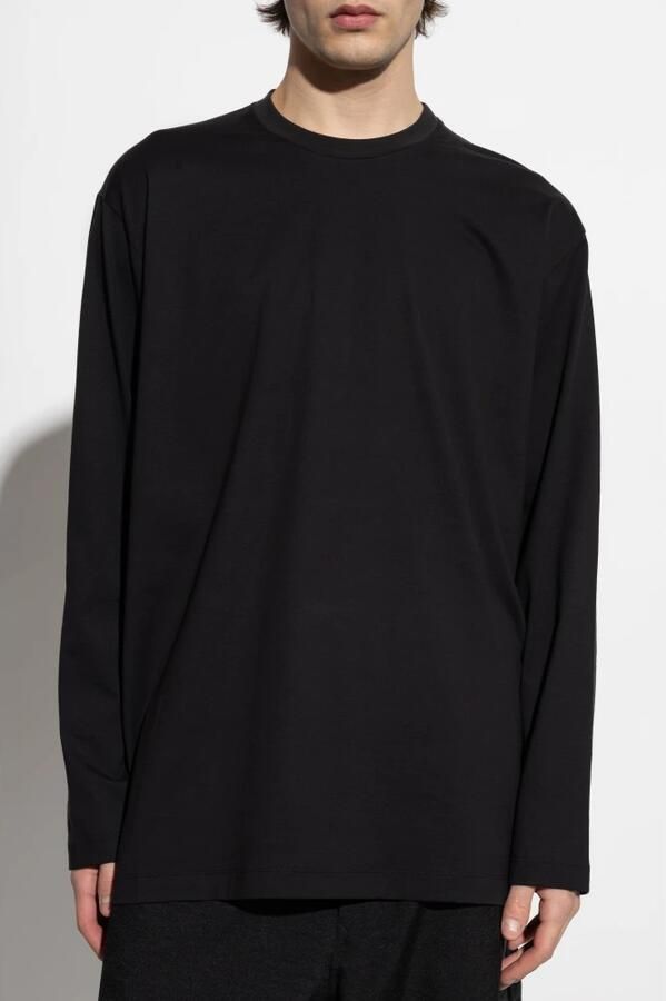 Y-3 Minimalistische Maxi Print Trui met Lange Mouwen Black Heren - Foto 4