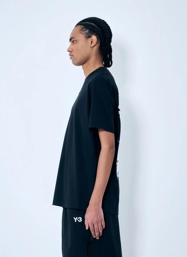 Y-3 Mesh Inzet Oversized T-shirt Black Heren - Foto 6