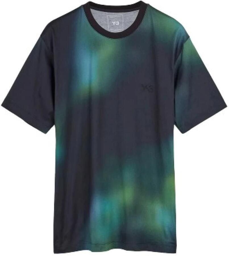 Y-3 Multicolor Grafische Print T-shirt Multicolor Heren