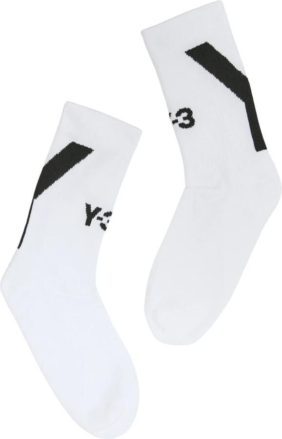 Y-3 Moderne High-Top Logo Sokken White Heren - Foto 7