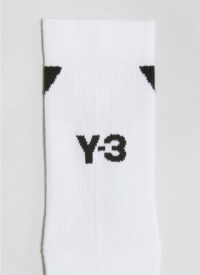 Y-3 Moderne High-Top Logo Sokken White Heren - Foto 3