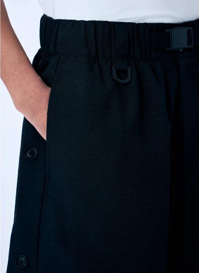 Y-3 Clip-verstelbare Bermuda-shorts met sleutelhangerdetail Black Heren - Foto 3