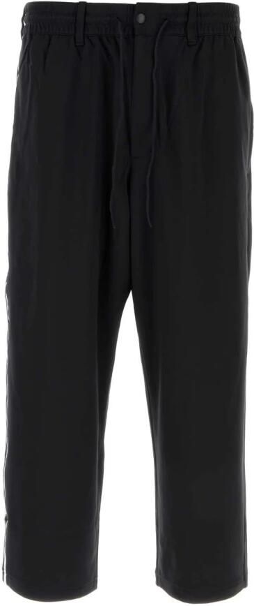 Y-3 Gestreepte Track Pants met Achterlogo Black Heren