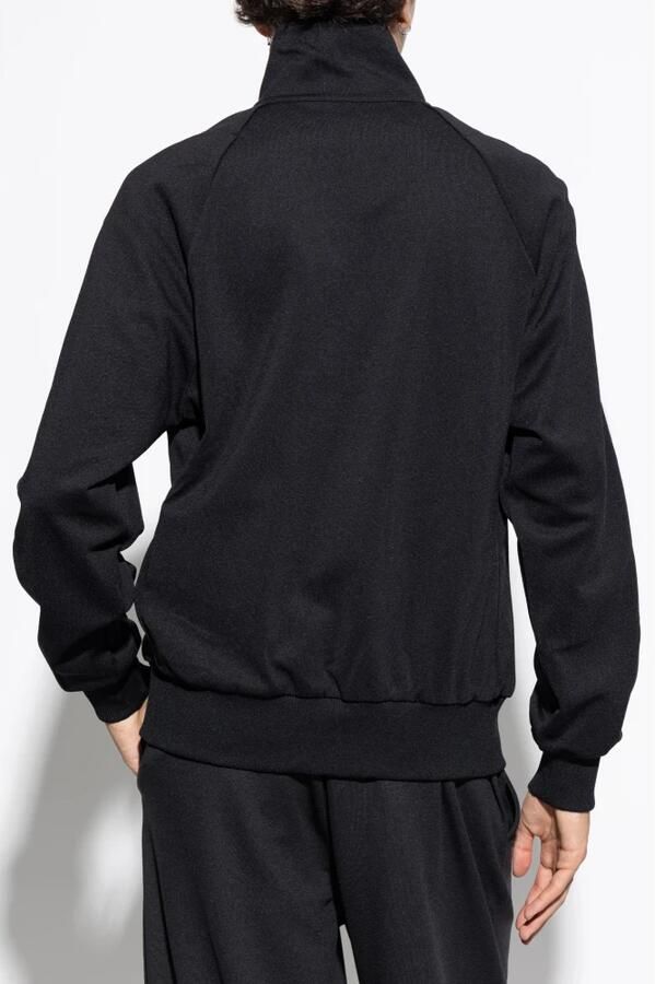 Y-3 Contrasterend Logo Volledige Rits Hoodie Black Heren - Foto 15