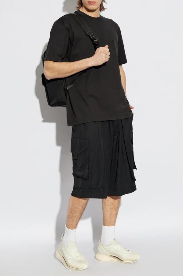 Y-3 Katoenen T-shirt met Toon-op-Toon Print Black Heren - Foto 9