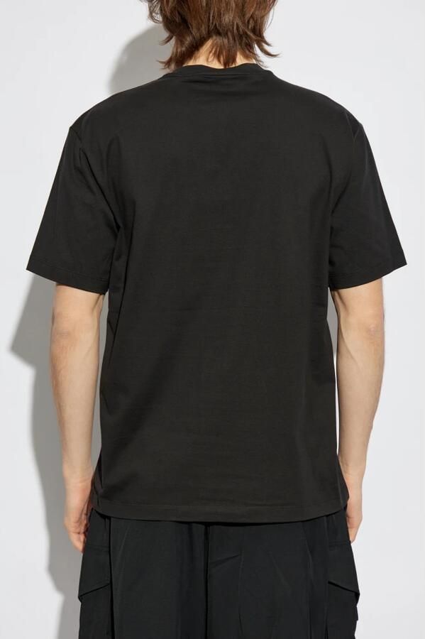 Y-3 Katoenen T-shirt met Toon-op-Toon Print Black Heren - Foto 11