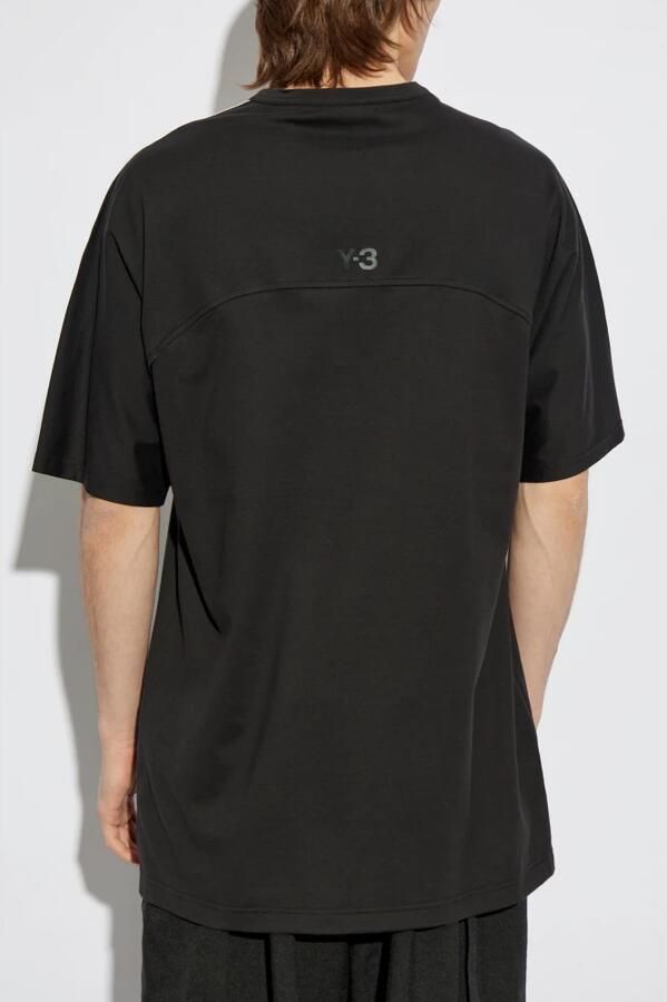 Y-3 Casual Katoenen T-shirt voor Mannen Black Heren - Foto 5