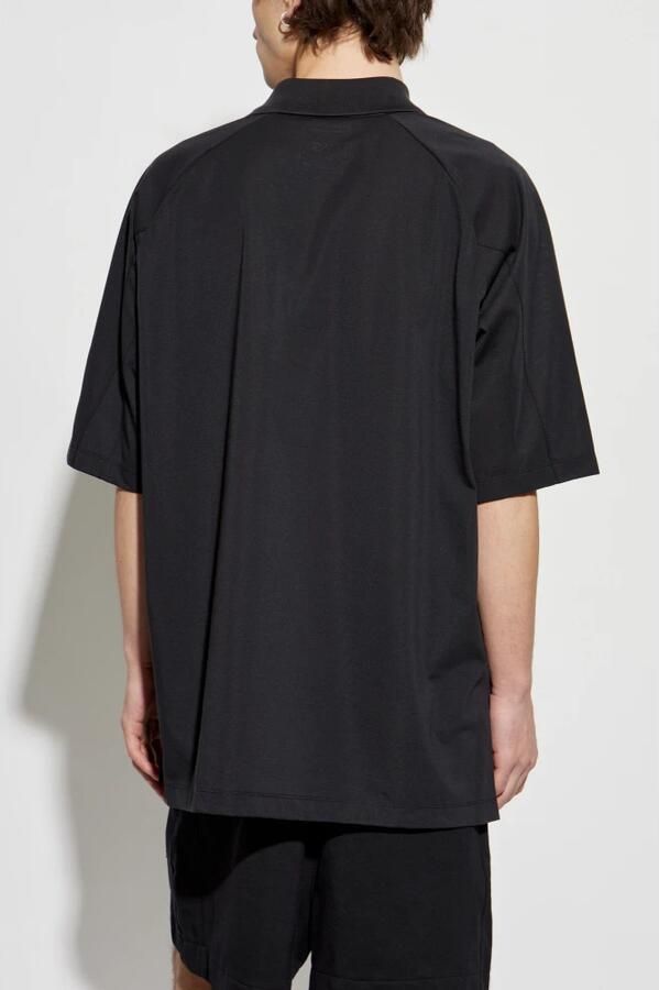Y-3 Handtekening Drie Strepen Polo Shirt Black Heren - Foto 11