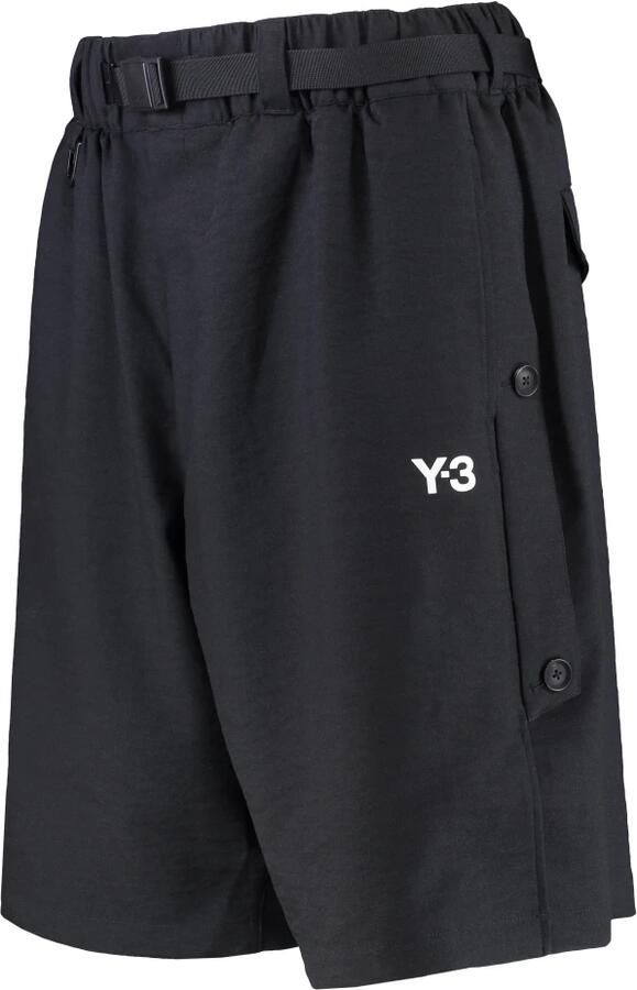 Y-3 Clip-verstelbare Bermuda-shorts met sleutelhangerdetail Black Heren - Foto 8