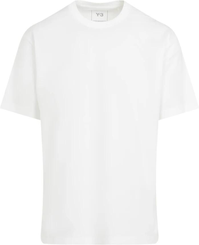 Y-3 Korte Mouw Logo T-shirt Regular Fit White Heren - Foto 6