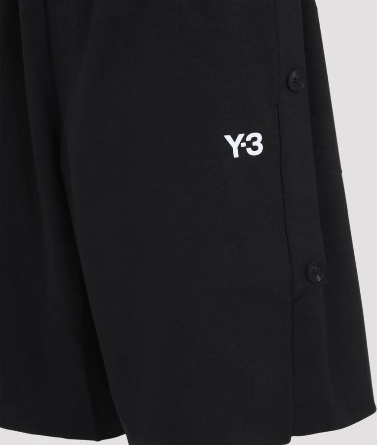 Y-3 Clip-verstelbare Bermuda-shorts met sleutelhangerdetail Black Heren - Foto 2