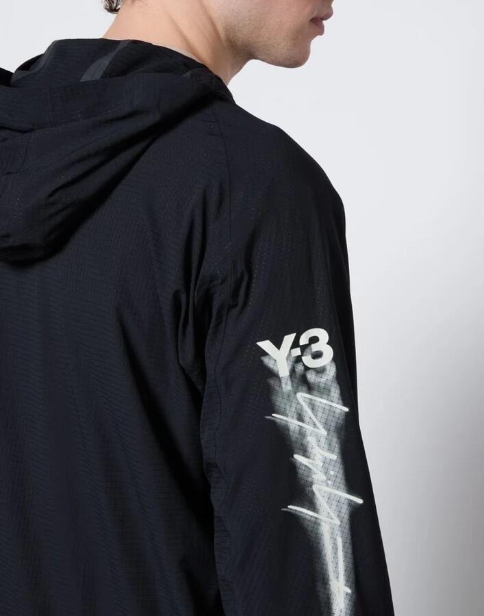 Y-3 Zwarte Ripstop Capuchon Hardloopjas Black Heren - Foto 5