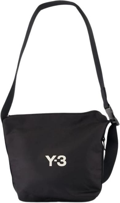 Y-3 Zwarte Synthetische Crossbody Tas met Magneetsluiting Black - Foto 13