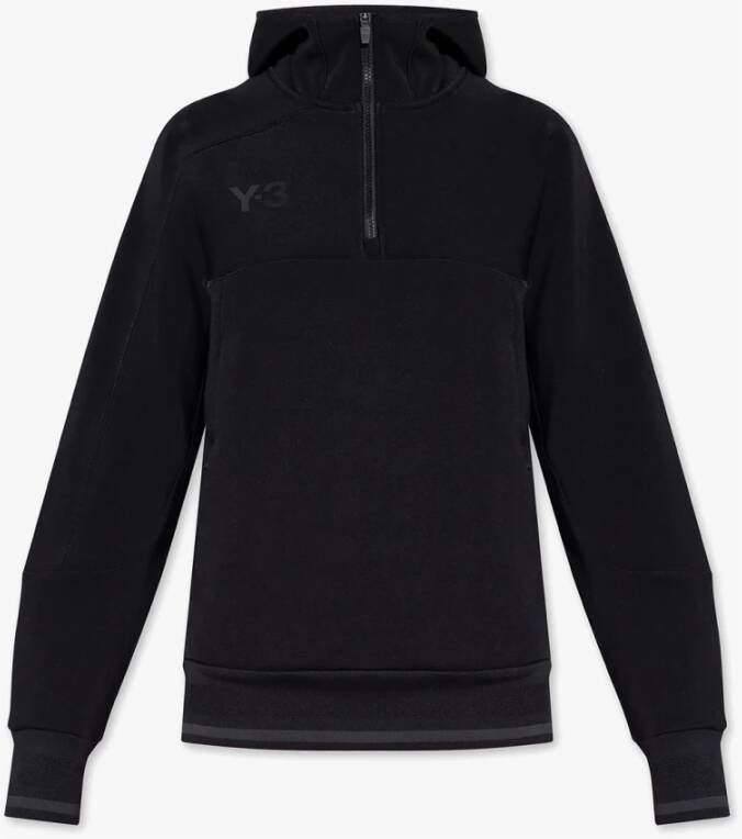 Y-3 Zip-up hoodie Zwart Dames