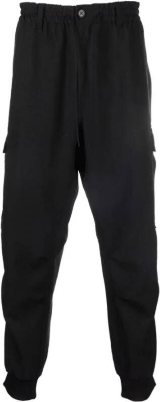 Y-3 Zwarte polyester blend joggers Zwart Heren