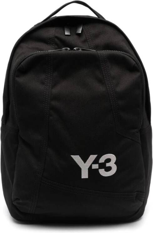 Y-3 Zwarte rugzak met geborduurd logo Zwart Heren