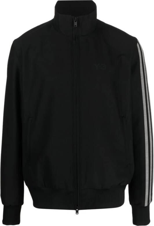 Y-3 Upgrade je casual garderobe met deze zip-through sweatshirt Black