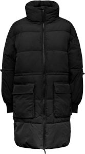 Y.A.S Sealy padded coat black Zwart Dames
