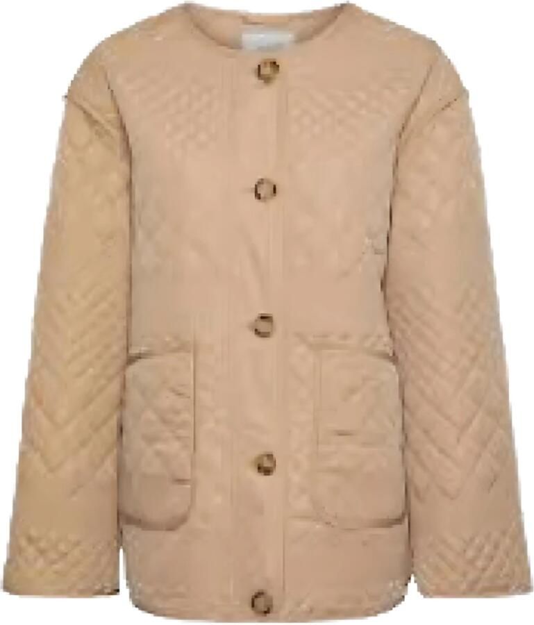 Y.A.S. Dames Jassen Yaslaurie Ls Padded Jacket S. Bruin