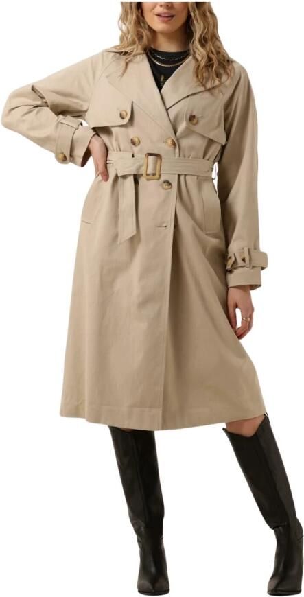 Y.A.S Beige Trench Coat Yasteronimo Stijl Beige Dames - Foto 7