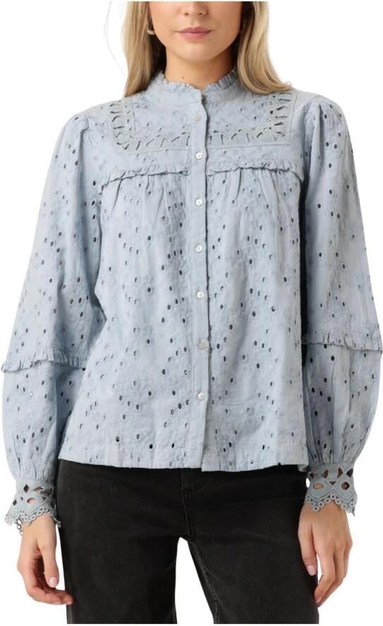 Y.A.S Blauwe Blouse met Lange Mouwen Blue Dames - Foto 6