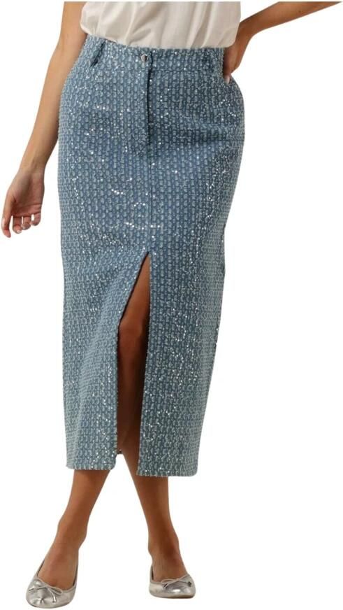 Y.A.S. Dames Rokken Yasleodis Hw Midi Skirt Show Lichtblauw - Foto 3