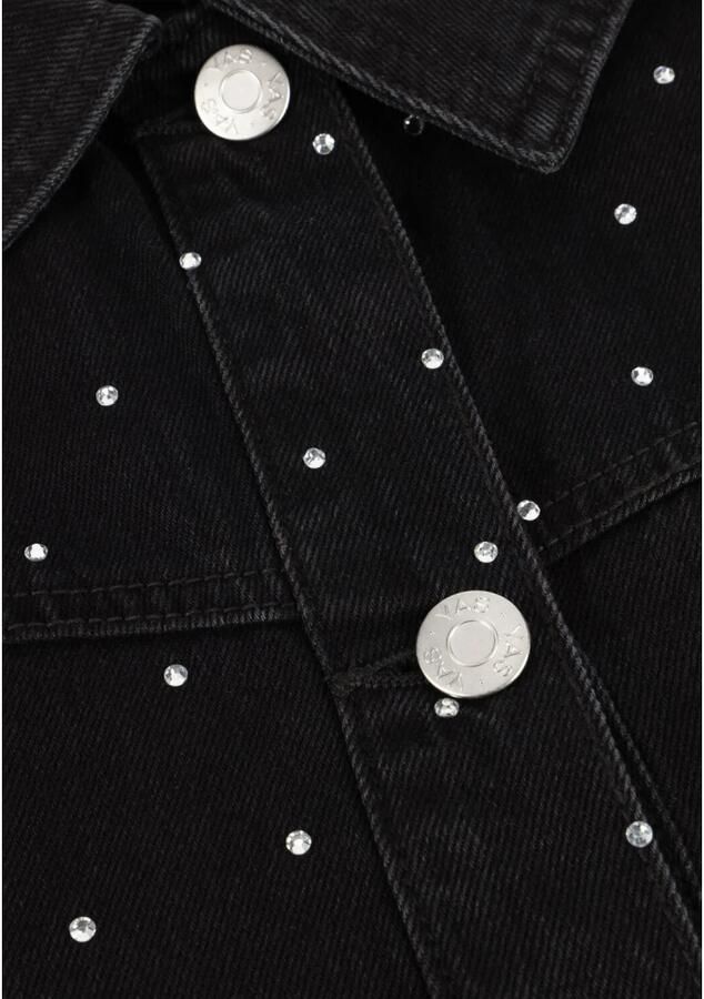 Y.A.S. Dames Jassen Yasrista Ls Denim Shacket Donkergrijs - Foto 5