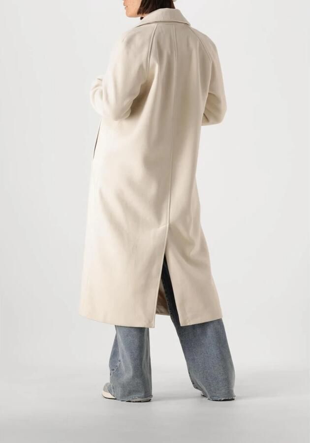 Y.A.S Elegante Beige Lange Jas voor Vrouwen Beige Dames - Foto 2