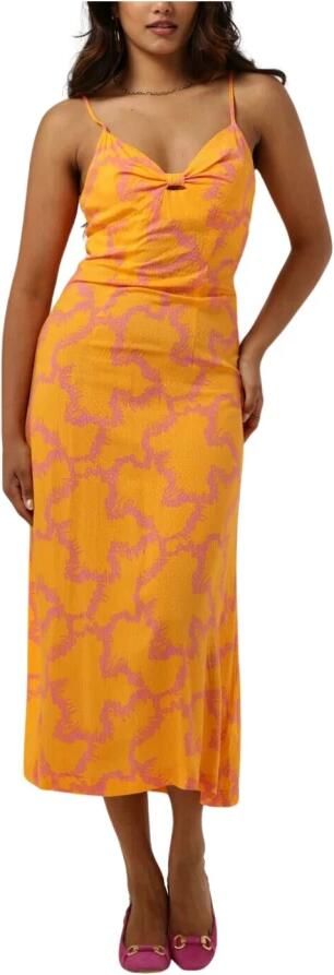 Y.A.S. Dames Jurken Yasmolea Strap Midi Dress Geel - Foto 7