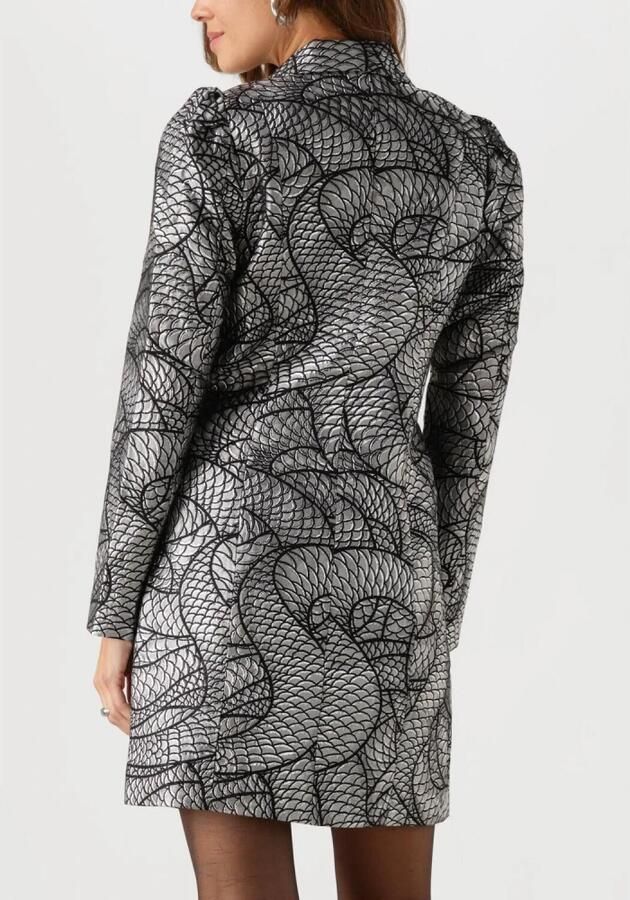 Y.A.S Glanzende Blazerjurk voor Avondje Uit Gray Dames - Foto 6