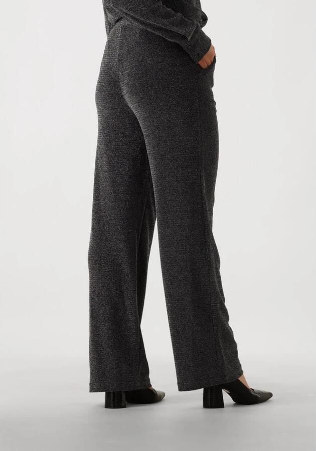 Y.A.S. YAS Dames Broeken Yastikka Hw Glitter Pants Zilver - Foto 3