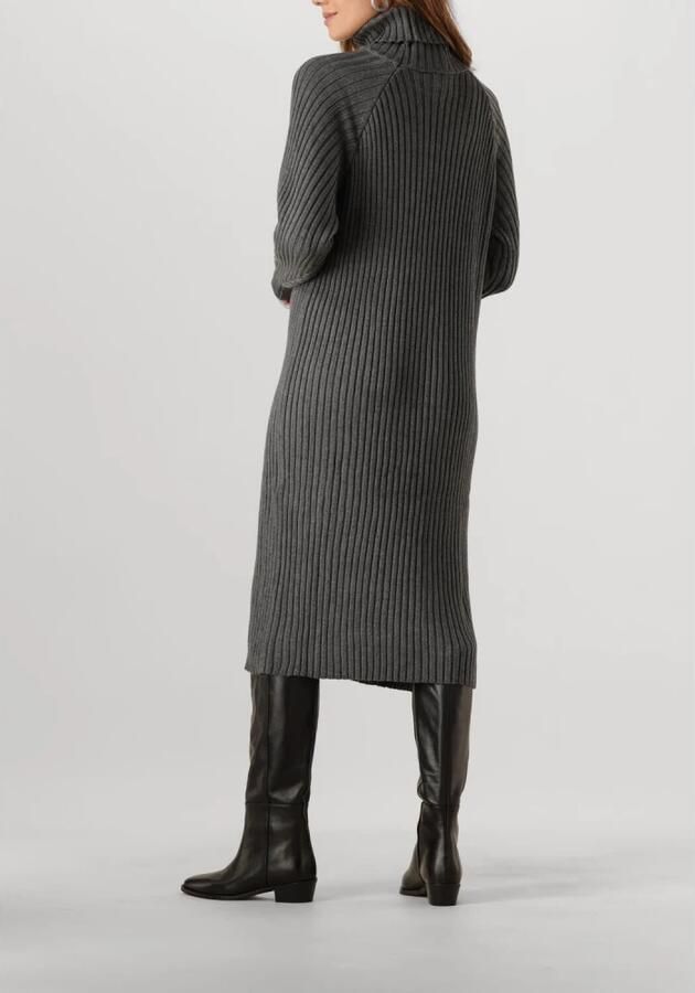 Y.A.S. Dames Jurken Yasmavi Knit Midi Rollneck Dress Grijs - Foto 13