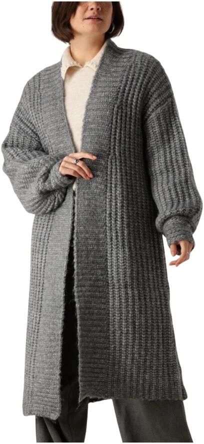 Y.A.S. Dames Truien & Vesten Yasdally Ls Long Knit Cardigan Grijs - Foto 3