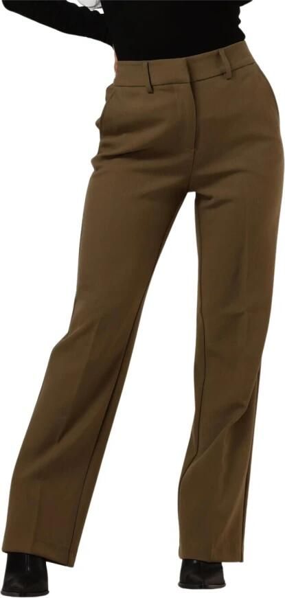 Y.A.S Groene Elegante Hoge Taille Broek Green Dames - Foto 7