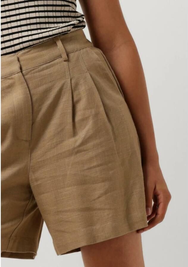 Y.A.S Kameel Shorts voor Zomerse Uitjes Brown Dames