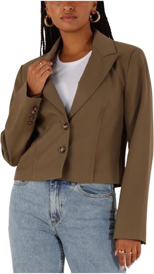 Y.A.S. Dames Blazers Yascappa Ls Short Blazer Bruin - Foto 7