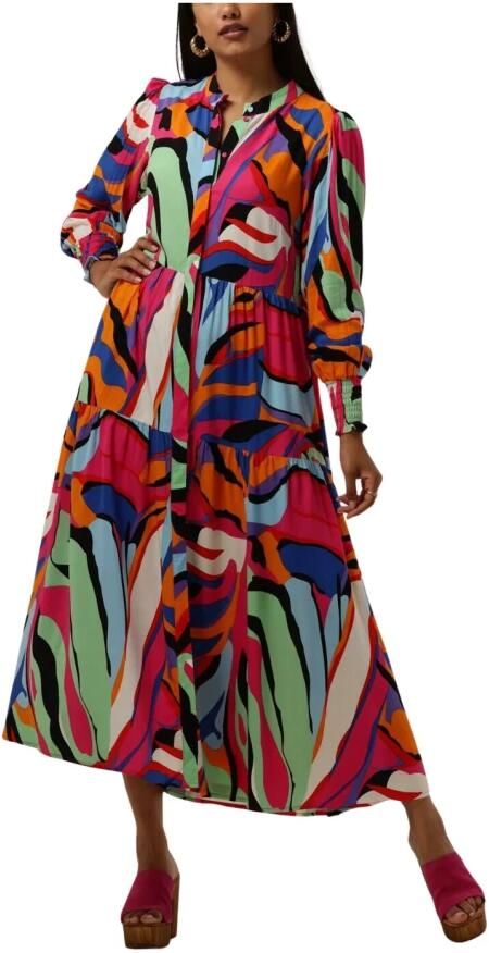 Y.A.S. Dames Jurken Yasalira Ls Long Shirt Dress S. Noos Fuchsia - Foto 3