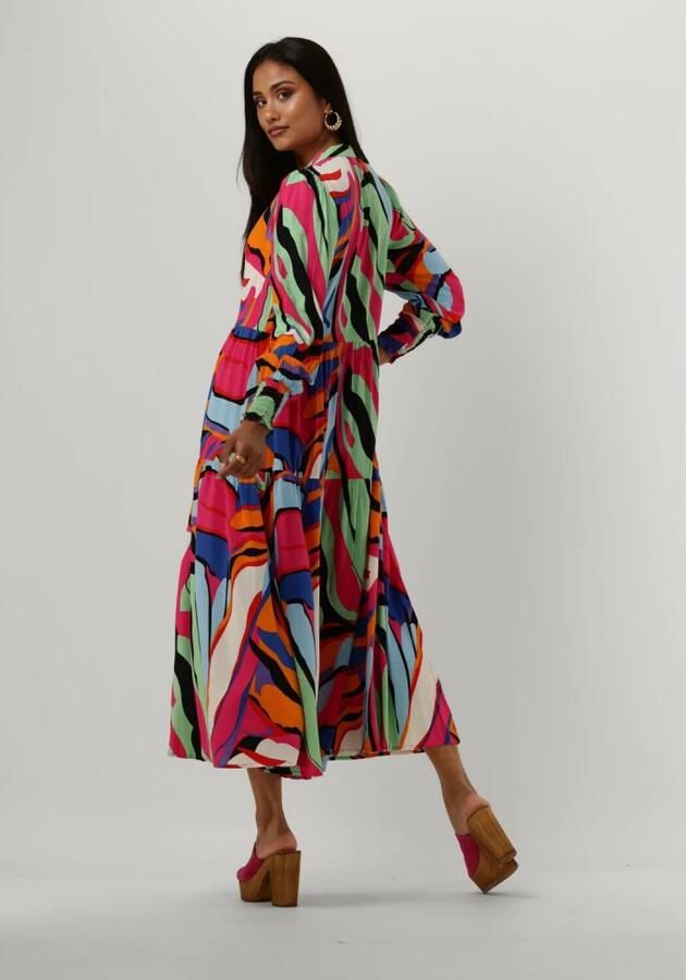 Y.A.S. Dames Jurken Yasalira Ls Long Shirt Dress S. Noos Fuchsia - Foto 2